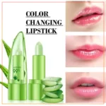 (Pack of 3) Aloe Vera Lipstick, Nutritious Plumper Lip Balm, Moisturizer Magic Lip  Care Chapet Color Transforming Lip Balm