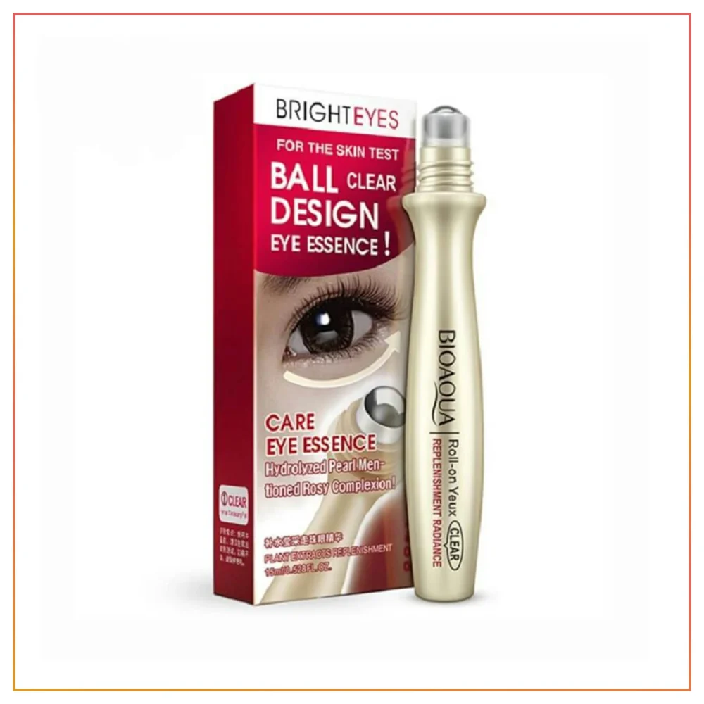BioAqua Anti-Wrinkle Puffiness Roll-On Eye Ball For Dark Circle And eye Bag Removal -Skin Care 15ml