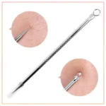 (Pack of 1) Blackhead Remover Pin Needle Extractor Acne Pimple Cleaning Tool Black Head Removal Stainless Steel Stick - Whitehead Blackhead Remover Pin
