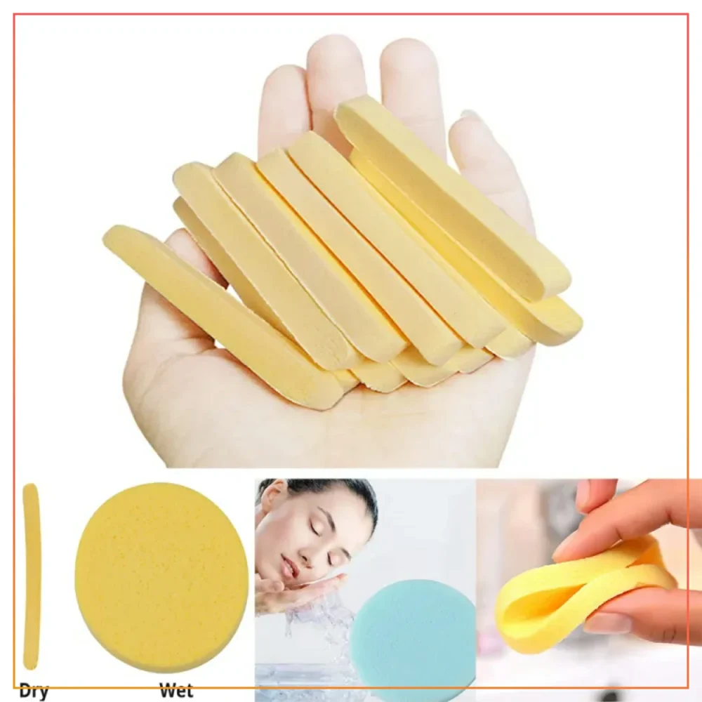 (Pack of 6) Compressed Cleansing Sponges Facial Cleansing Pad, Makeup Remover, Skin Care Tool