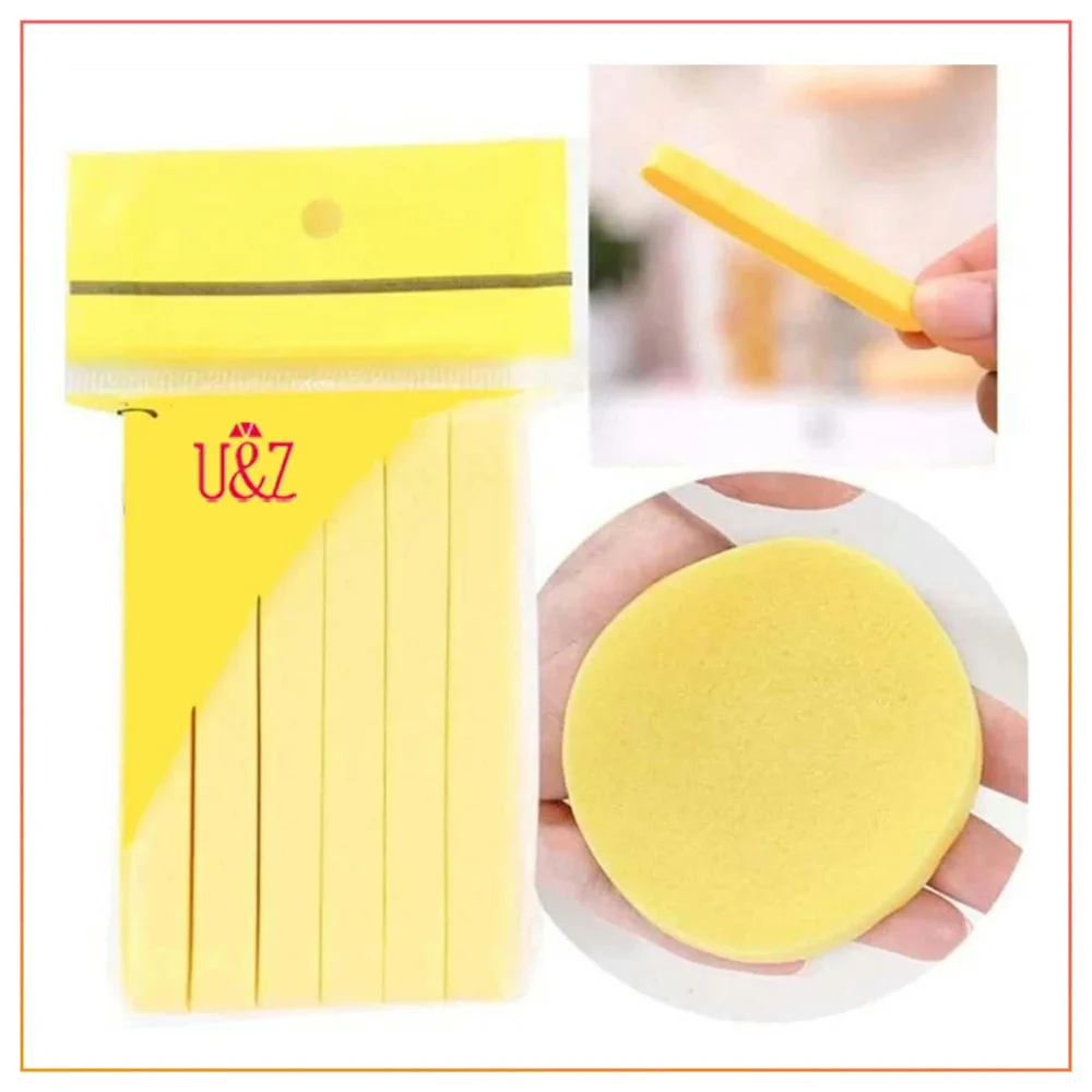 (Pack of 12) Compressed Cleansing Sponges Facial Cleansing Pad, Makeup Remover, Skin Care Tool