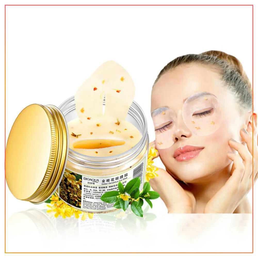 BIOAQUA Eye Skin Care Golden Osmanthus Eye Mask Collagen for Dark Circles BQY0900, 140g