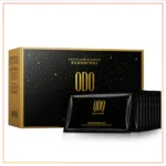(Pack of 10) QDQ Black Gold Fullerene Penetrating Brushed Mask Fade Fine Lines Moisturizing Lifting Firming Soothing Repairing 2ML