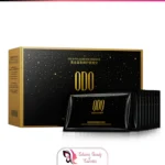 (5Pcs) QDQ Black Gold Fullerene Penetrating Brushed Mask Fade Fine Lines Moisturizing Lifting Firming 2ML