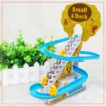 3 Duck Climbing Stairs Toy Children Roller Coaster Toy Set Duck Race Track Set With LED Flashing Lights, Music (Copy)