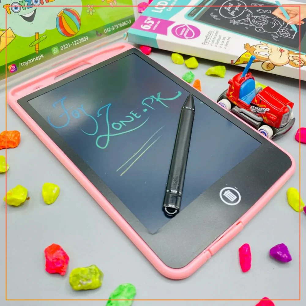 LCD Writing Tablet For Kids, 6.5 Inch Screen Colorful Writing Tablet Educational Toys, Erasable Digital Drawing Board Best Gift For Kids