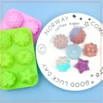 Flower Silicone Fondant Chocolate Cake Candy Mold DIY Baking Tool-6 Cavity