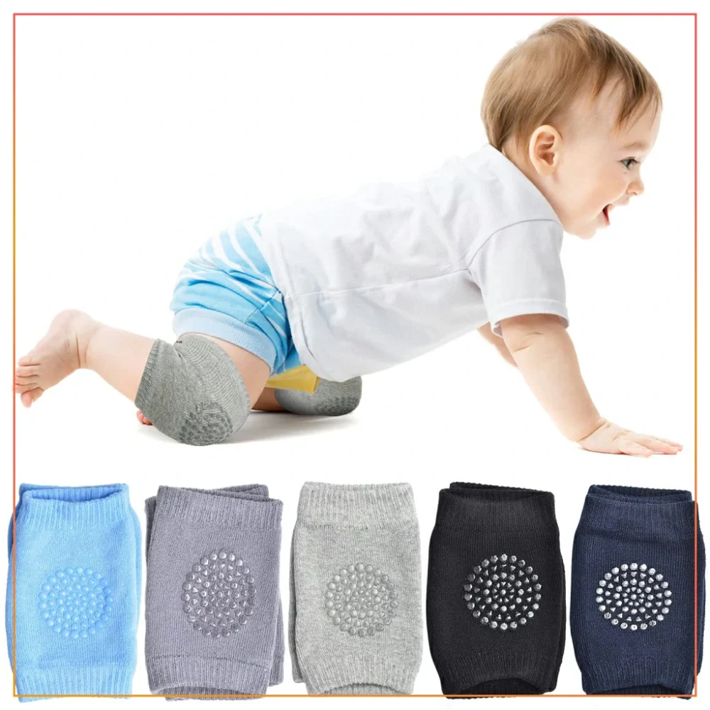 Knee Pads For Baby / Baby Knee Protection Baby Knee Pads For Crawling Breathable Adjustable Elastic Knee Elbow Pads Safety Protector Unisex Infant Toddler-Multicolor