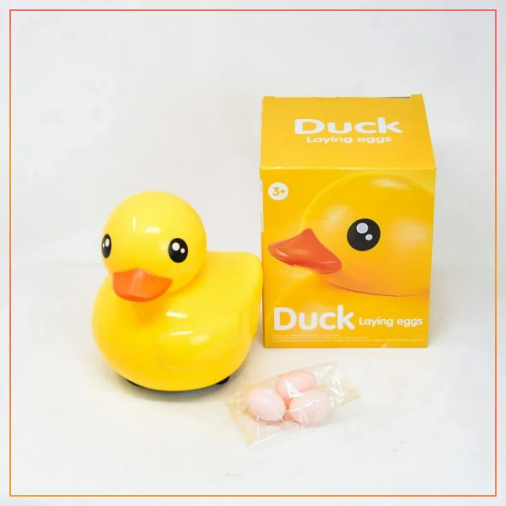 Egg Laying Duck Musical Toy For Kids Chicken Duck Battery Operated Toy