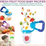 Pacifier/Fresh Fruit Food Baby , Feeding Safe Fruit Feeder , Feeding For Infant Supplies Teat Pacifier Bottles/Soother/ Fruit Teether/ Kids fruit Chosni-Blue