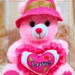 12 inches/ 30.4cm Soft Love Heart Teddy Bear for Girls Stuffed Toy Soft Plush Kids Teddy Bear -Pink