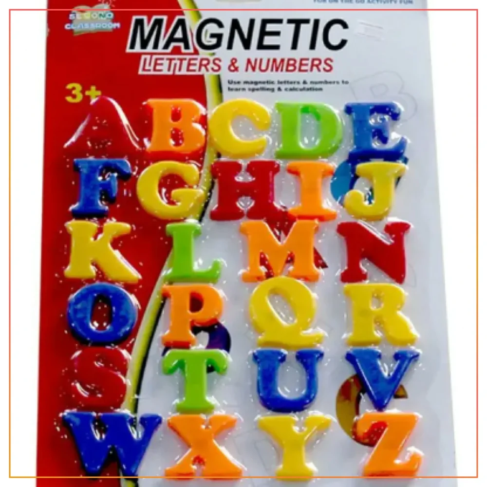 Magnetic Alphabets Letters A to Z Children Kids Learning Educational Teaching Magnet Toys