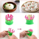 Momos Maker Moulds Shapes Plastic Dumpling Maker Dough Press Steamed Stuffed Bun Making Mold Cooking Tool