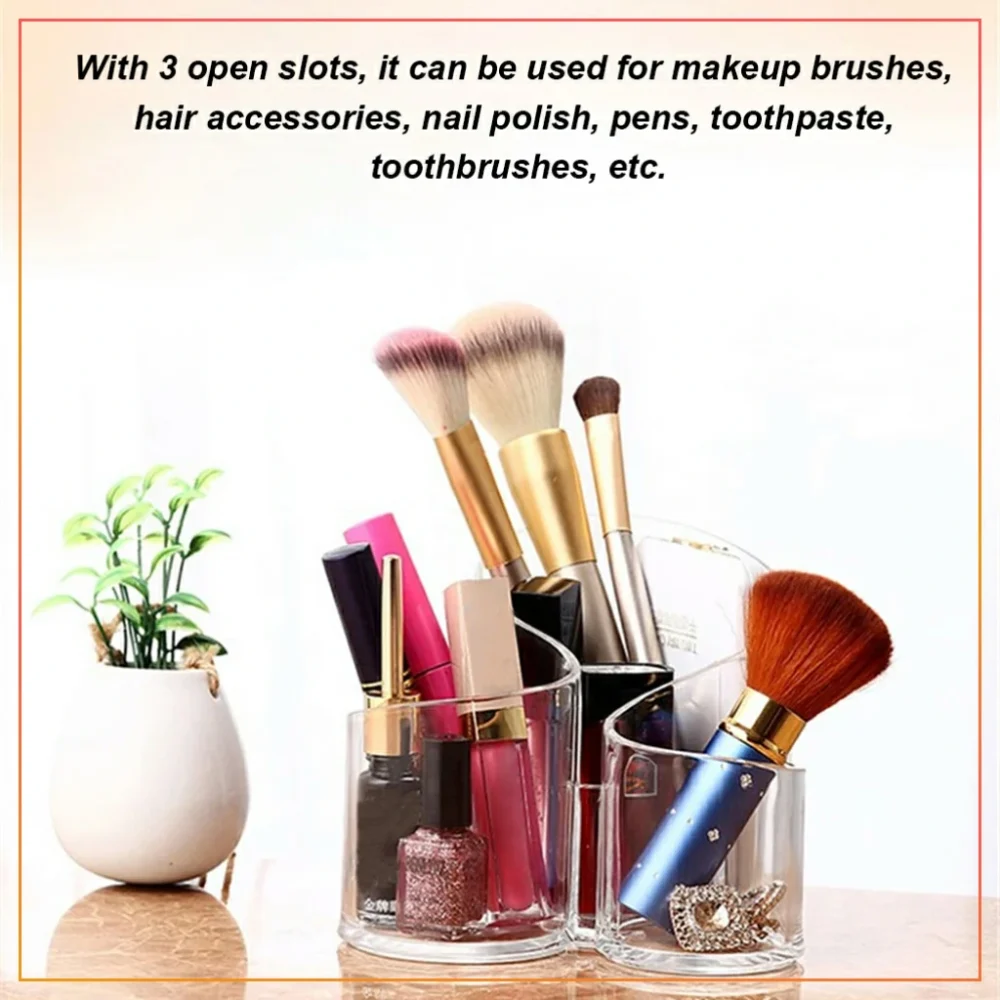 S Shape Acrylic Makeup Organizer Stand and Brush Holder | Lipstick Organizer | S Holder