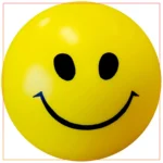 Smile Face Soft Ball For Kids And For Adults-Yellow