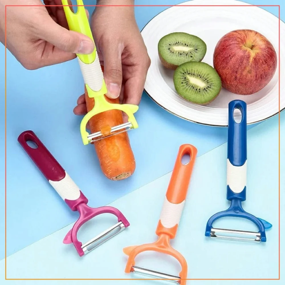 Vegetable Peeler With Special Stainless Steel Blade Plastic