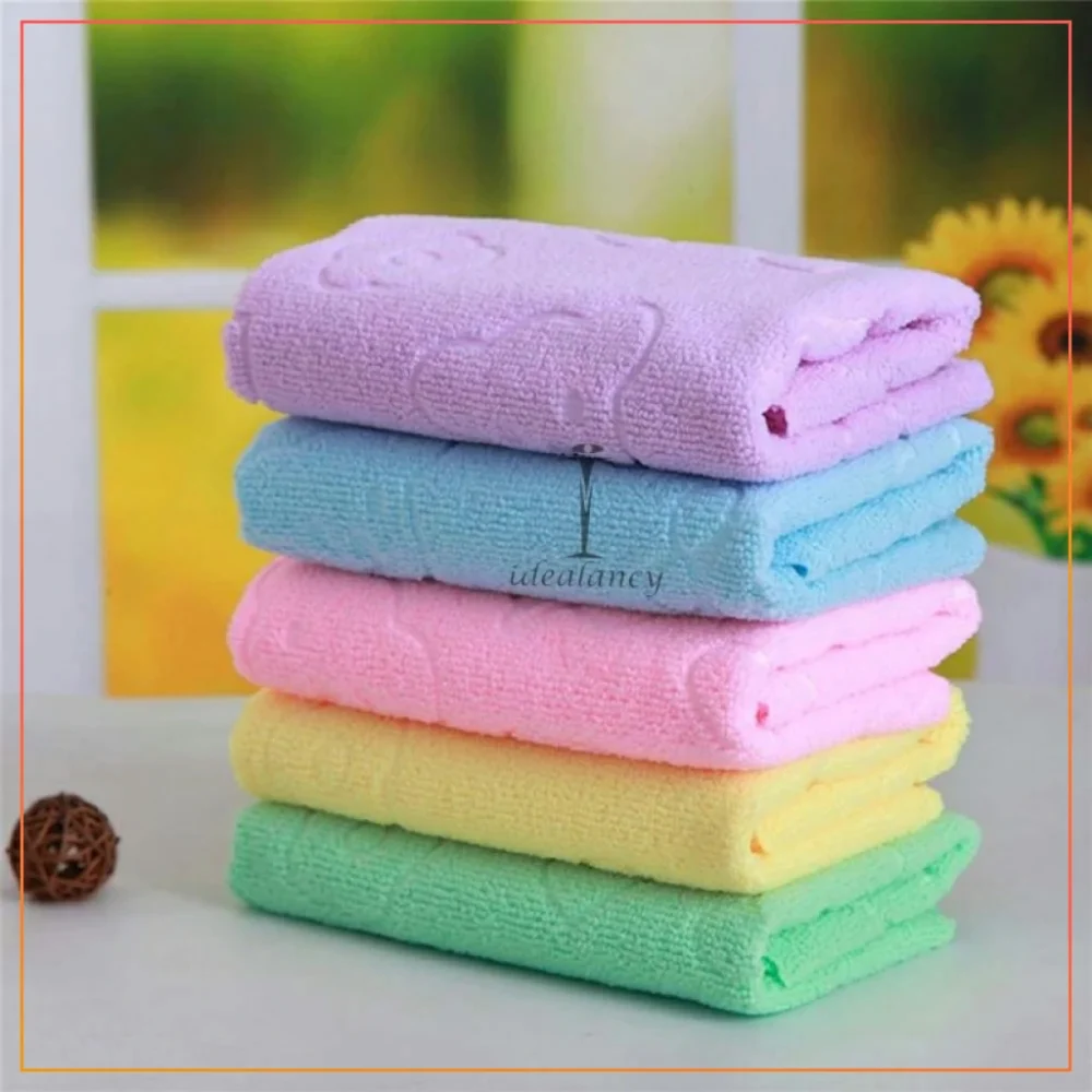 Pack of 5 - Microfiber Kitchen Towels, Cleaning towels, Bathroom Towels, Kids Towels