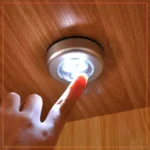 LED Touch Ceiling Lights For Kitchen Cabinet Wardrobe Sensor Light Push ON/OFF Tap Lights Push Button