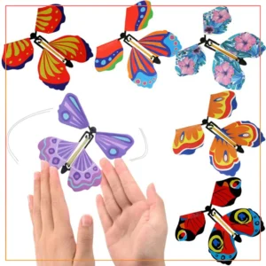 10pcs Flying Butterfly Pack – Magic Surprise Paper Butterflies for Gift Boxes & Parties